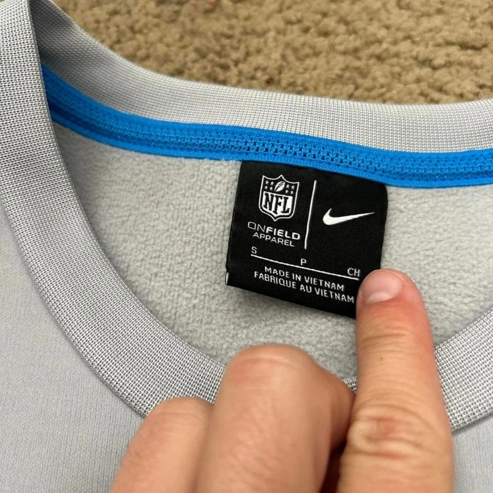 Light grey‎ LA Chargers Nike NFL on Field crewneck